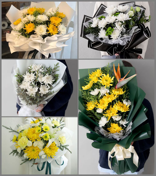 贵州六盘水盘县竹海镇卡舍村白事花束代送